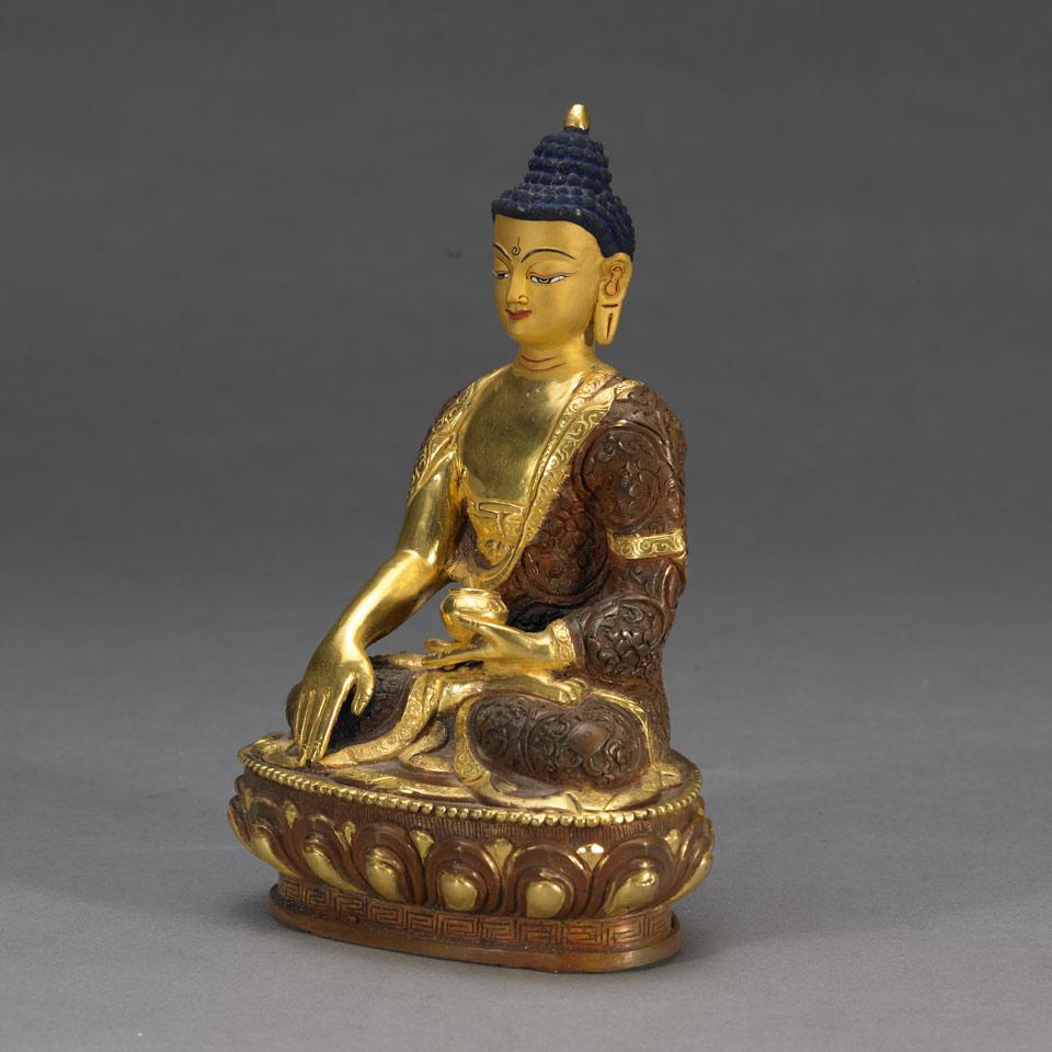 Gilt Bronze Medicine Buddha