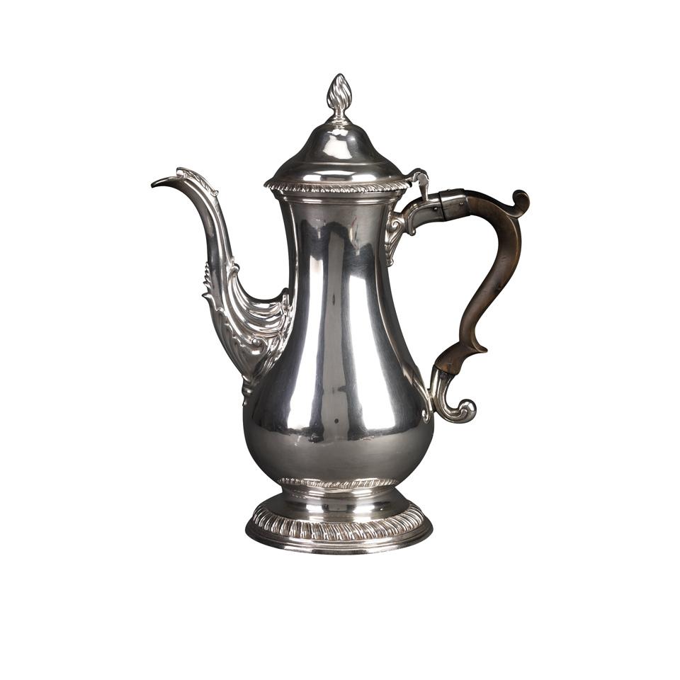 George III Silver Coffee Pot, Daniel Smith & Robert Sharp, London, 1769