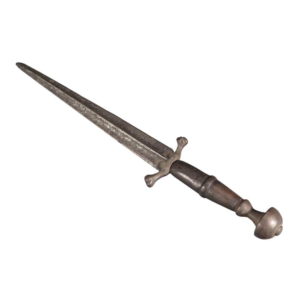 Continental 17th Century Style Stiletto Dagger