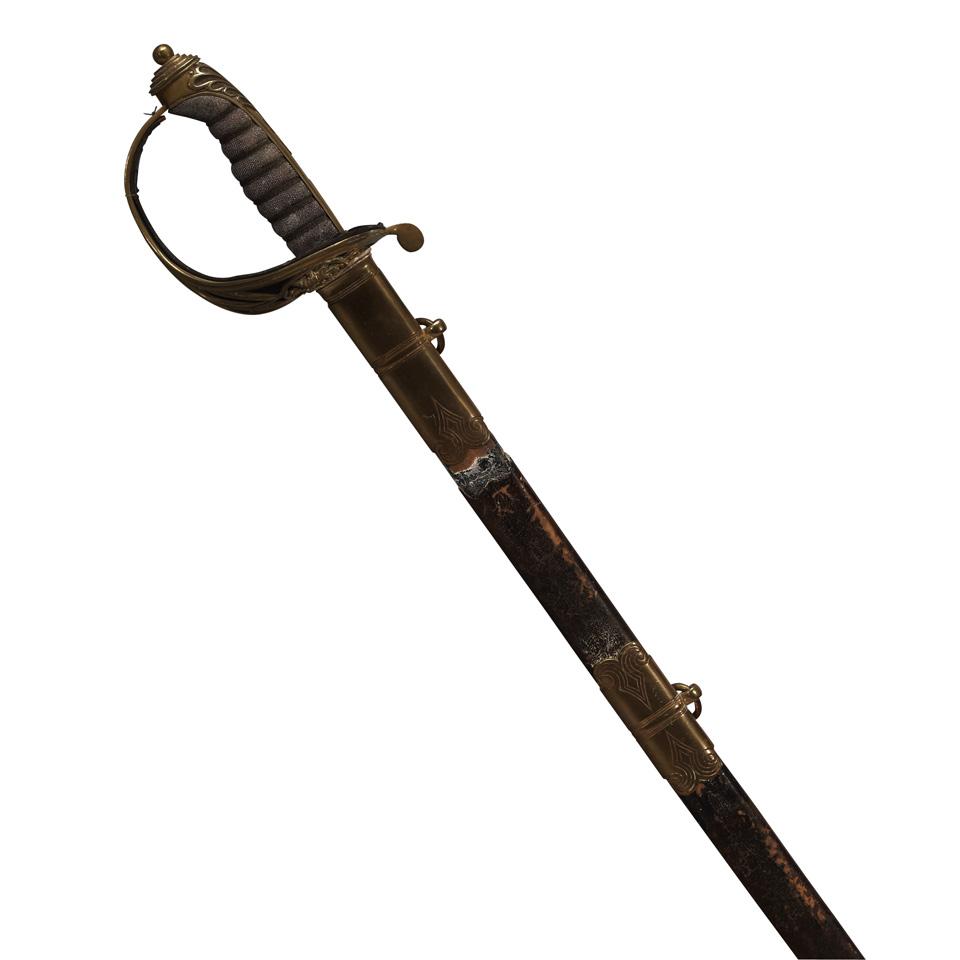 Canadian Infantry Officers Sword, Firmin & Sons, London, mid 19th century