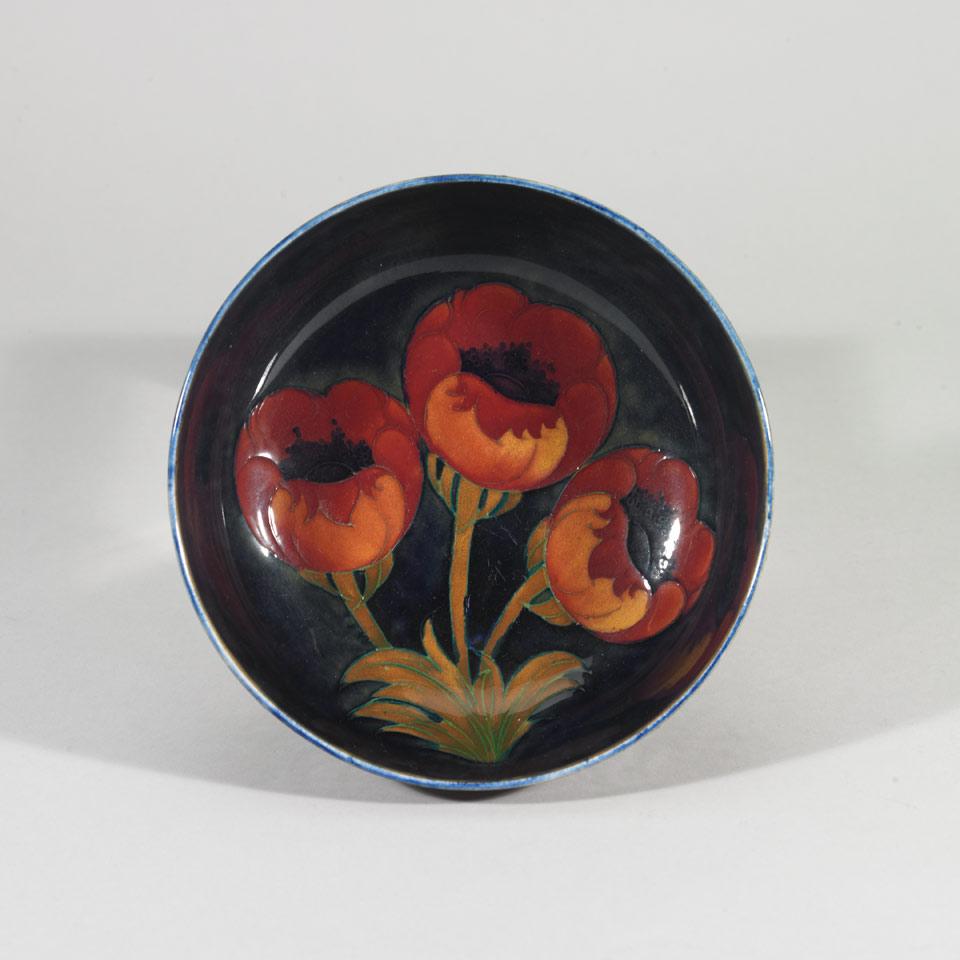 Moorcroft Poppy Bowl, c.1920-25