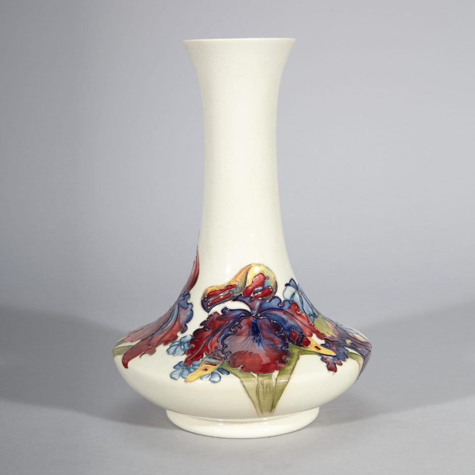 Moorcroft Orchids Vase, c.1970