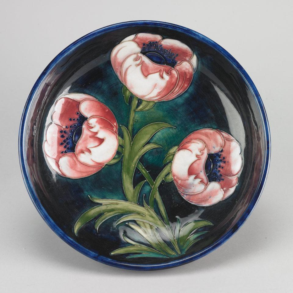 Moorcroft Poppy Bowl, c.1945-49