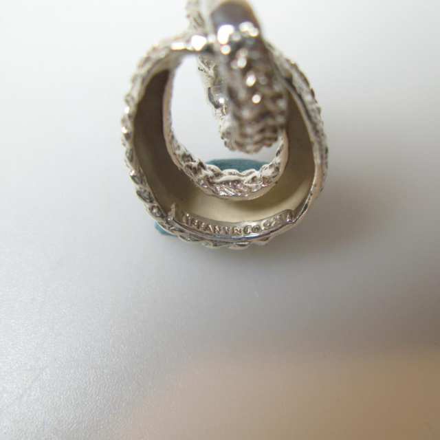 Pair Of Tiffany & Co. Sterling Silver Clip-Back Drop Earrings