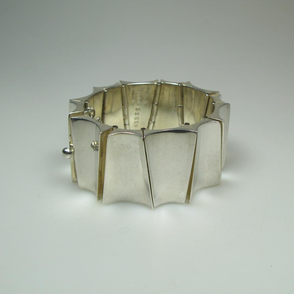 Antonio Pineda Mexican Silver Angular Bracelet