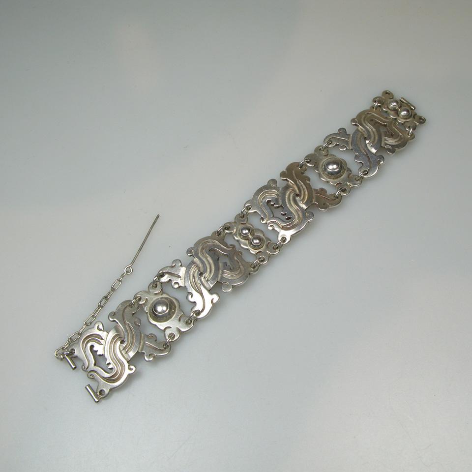 Mexican 980 Grade Silver Link Bracelet