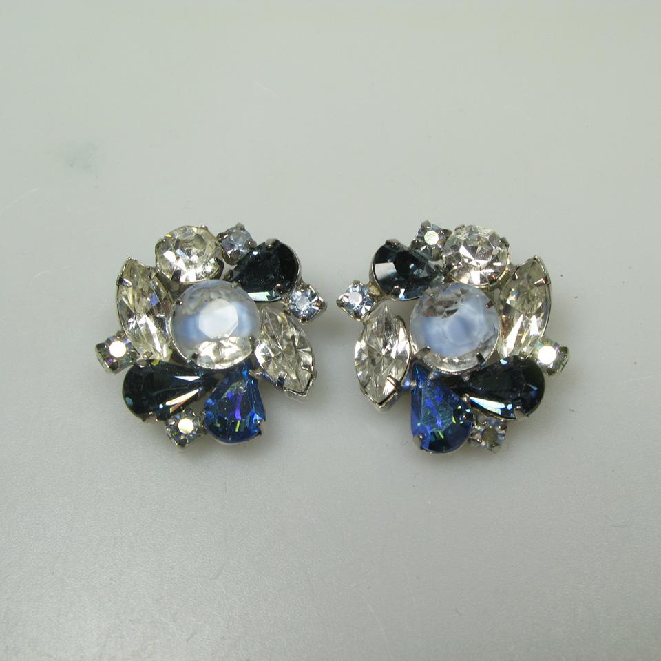 Pair Of Kramer Clip-Back Earrings