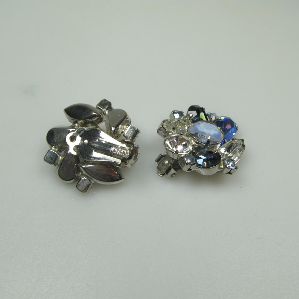 Pair Of Kramer Clip-Back Earrings