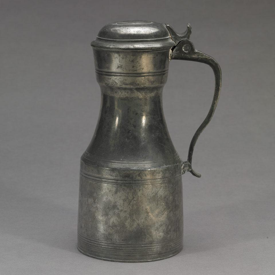 Scottish Pewter Baluster Tappet Hen, early 19th century