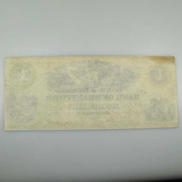 Bank Of Brantford 1859 $1 Bank Note