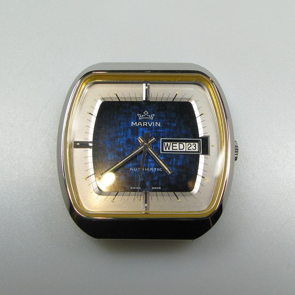 23 Marvin Automatic Wristwatches With Day And Date