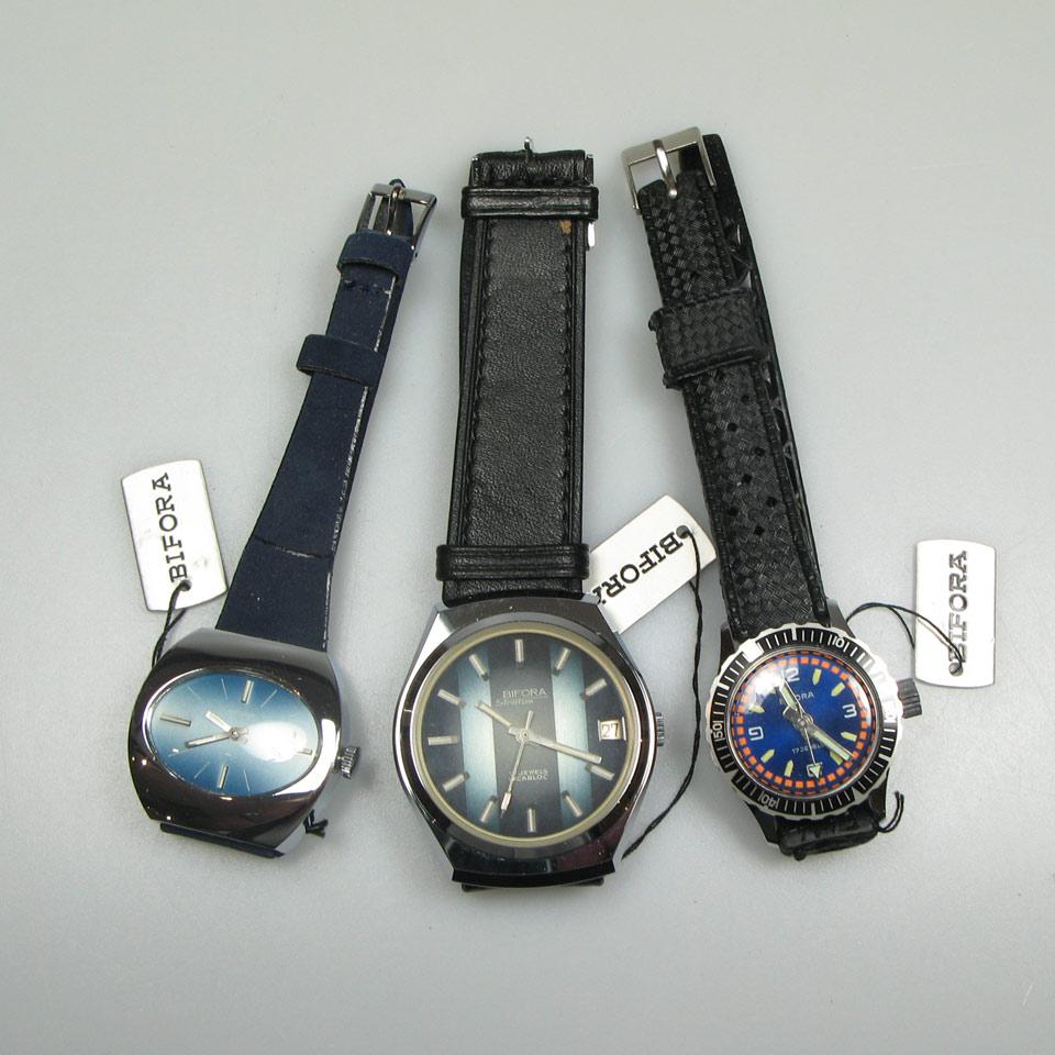 45 Various Bifora Wristwatches