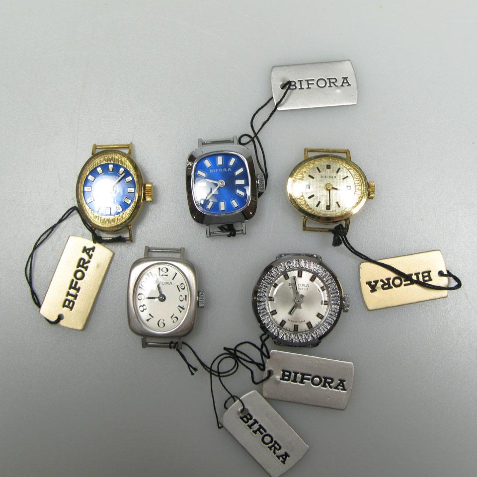 96 Various Lady’s Bifora Wristwatches