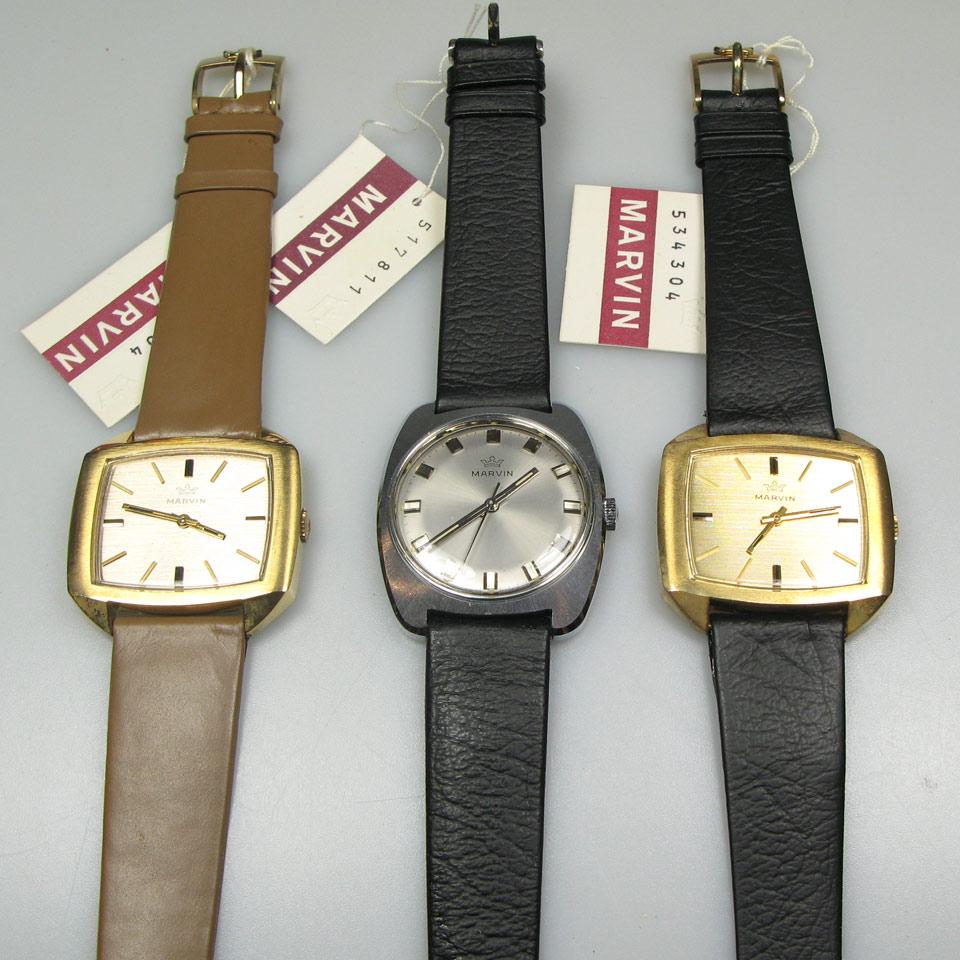 24 Various Marvin Wristwatches