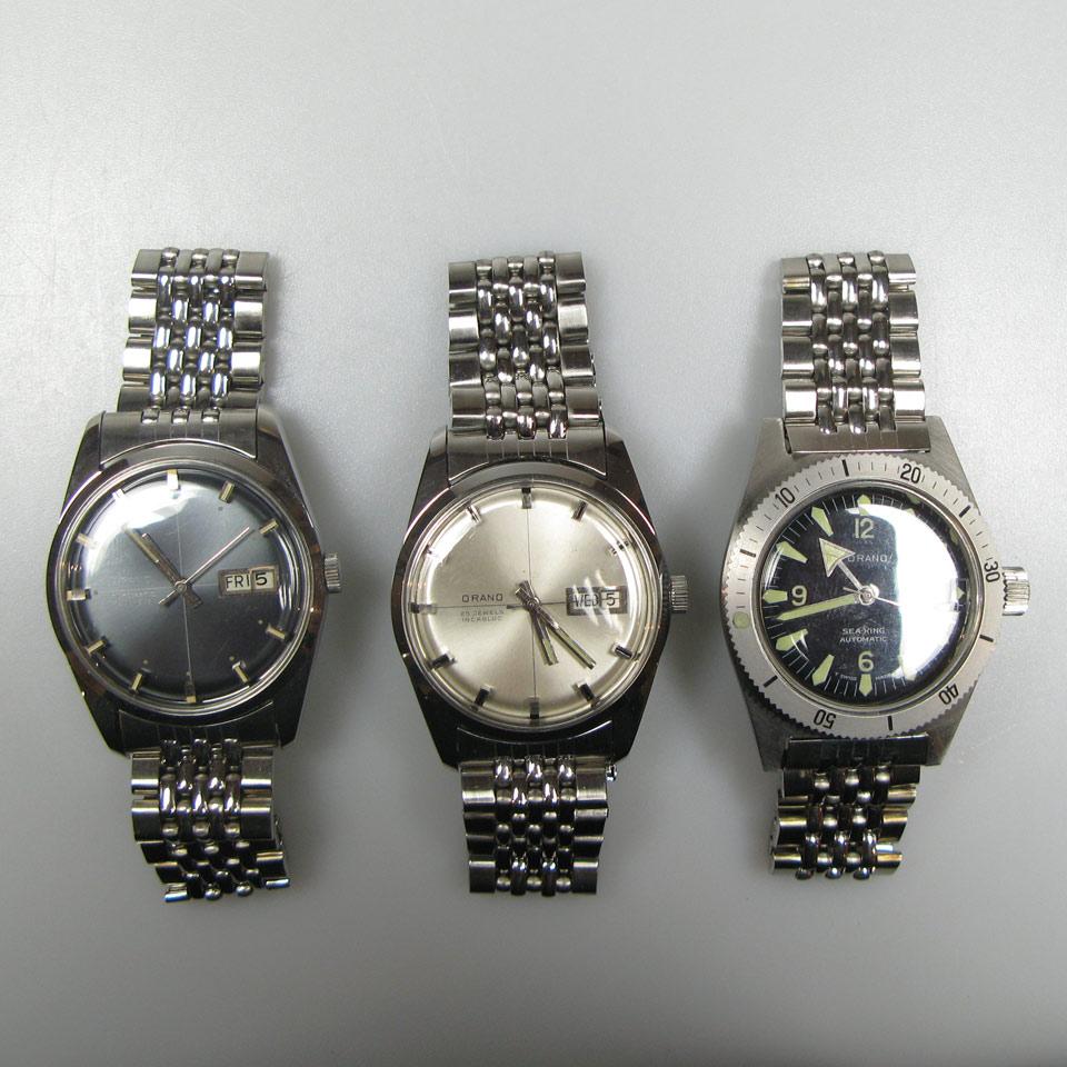 19 Various Orano Automatic Wristwatches With Date Or Day/Date