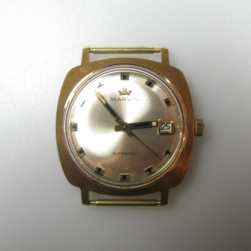 5 Marvin Automatic Wristwatches With Date