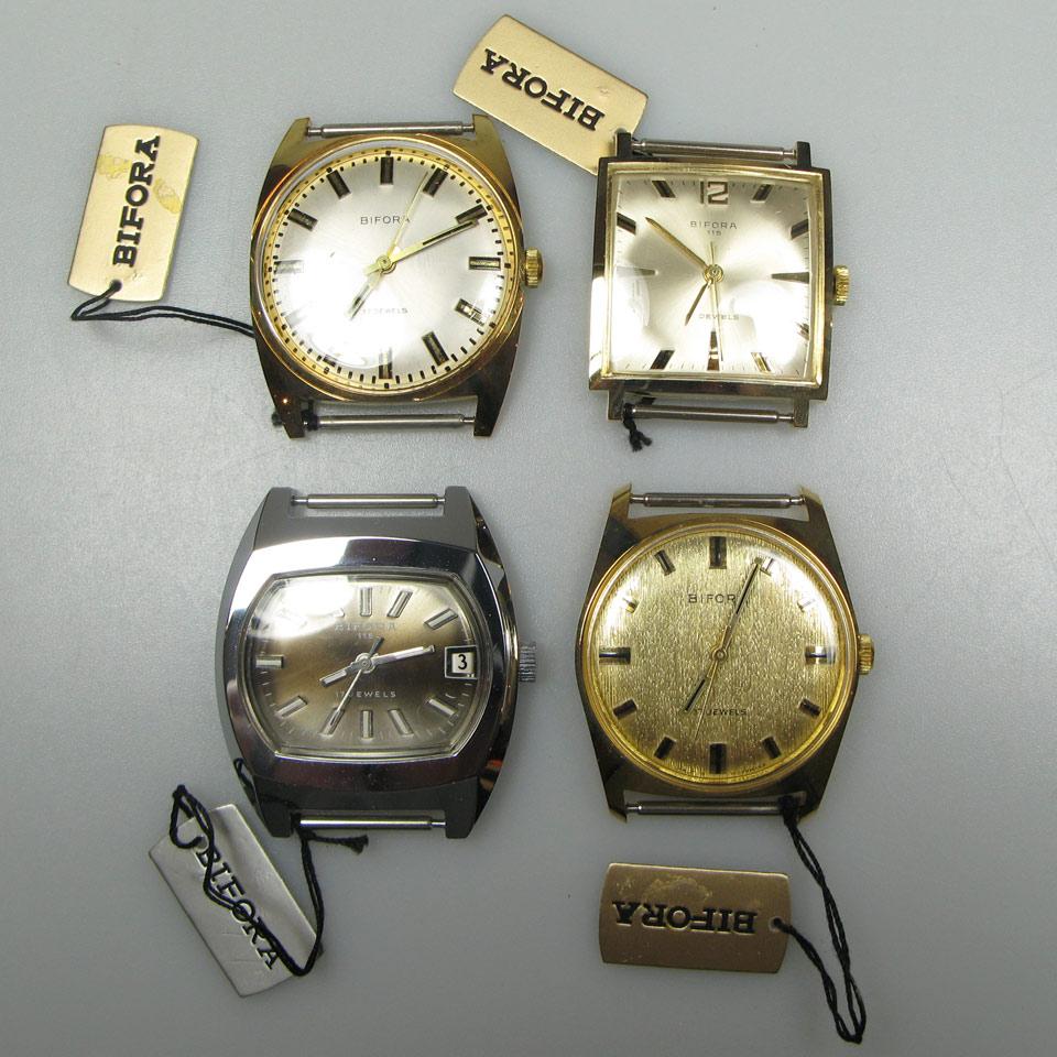 68 Various Bifora Wristwatches