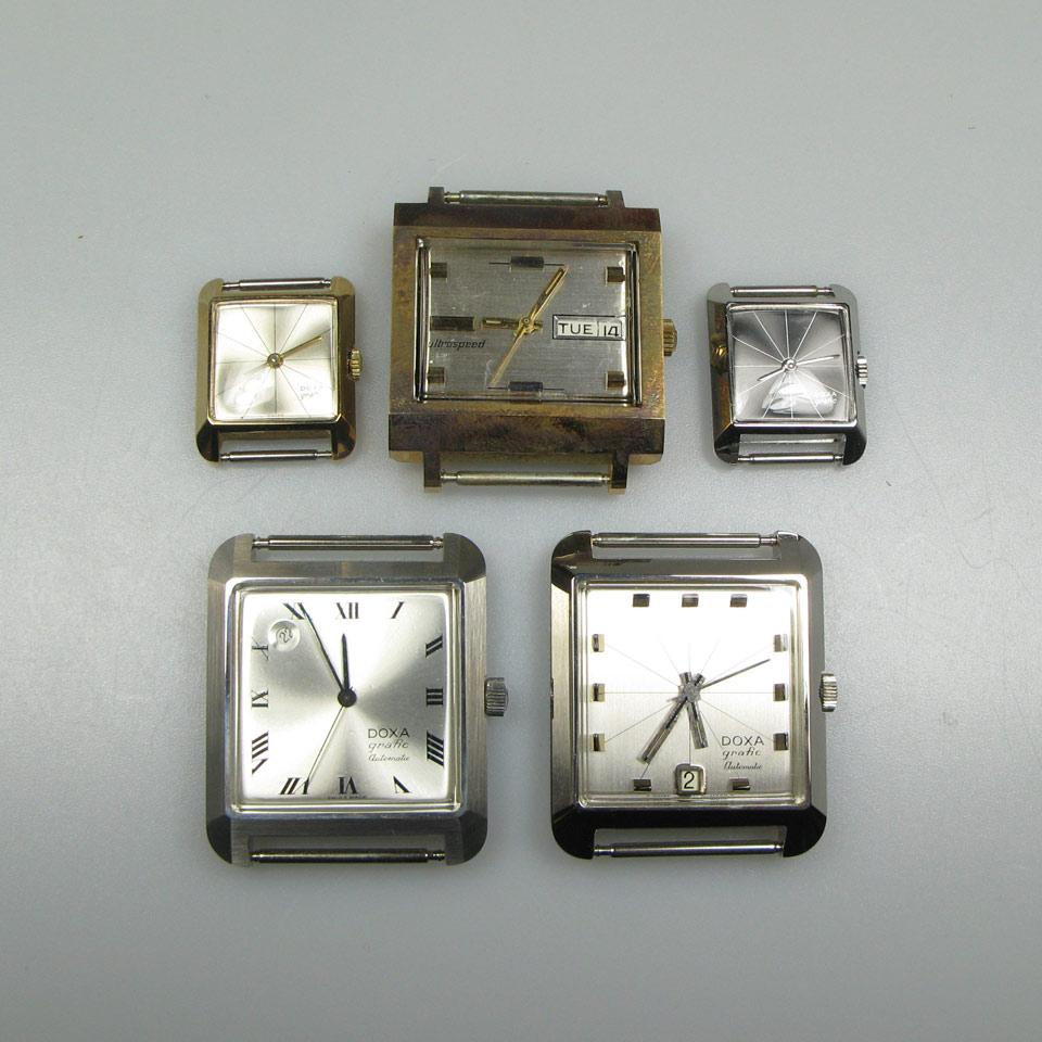 19 Men’s And 7 Lady’s Doxa Wristwatches