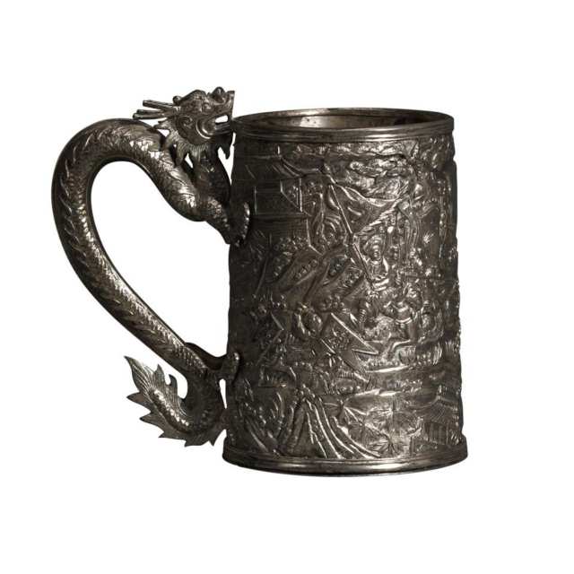 Export Silver Mug, Mid 19th Century