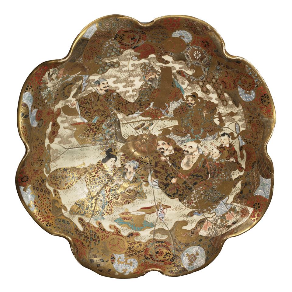 Large Satsuma Bowl, Circa 1900