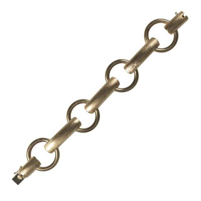 Italian 18k Yellow Gold Link Bracelet