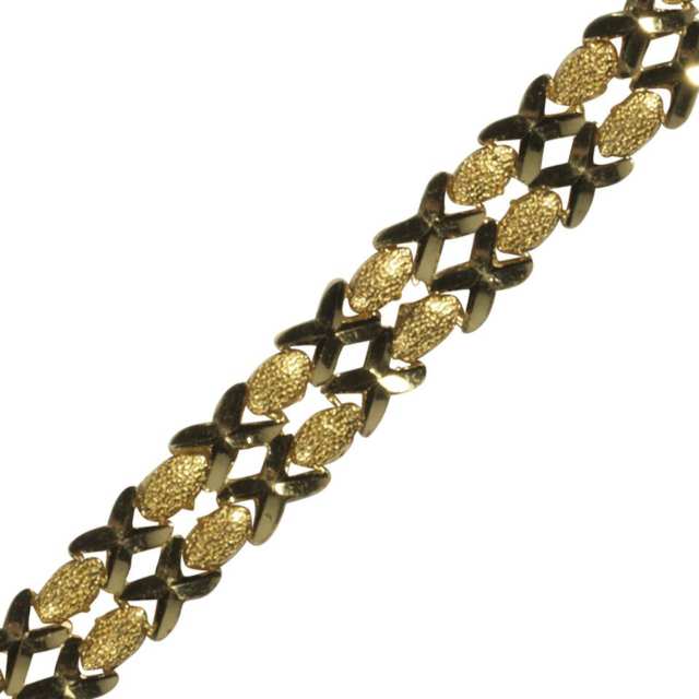 24k Yellow Gold Necklace And Bracelet