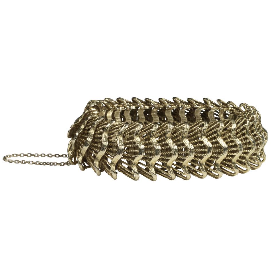 14k Yellow Gold Serpentine Bracelet