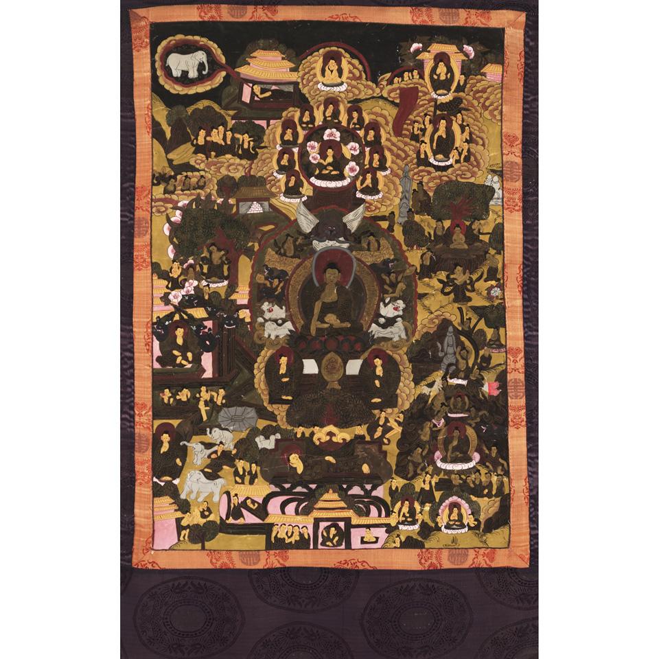Tibetan Thangka, First Half 20th Century