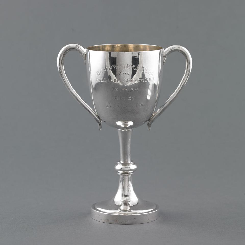 Chinese Export Silver Trophy Cup, Tuck Chang, Shanghai, c.1915