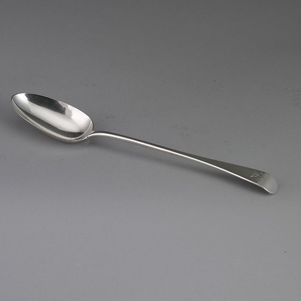 Victorian Silver Old English Pattern Serving Spoon, George Adams, London, 1856