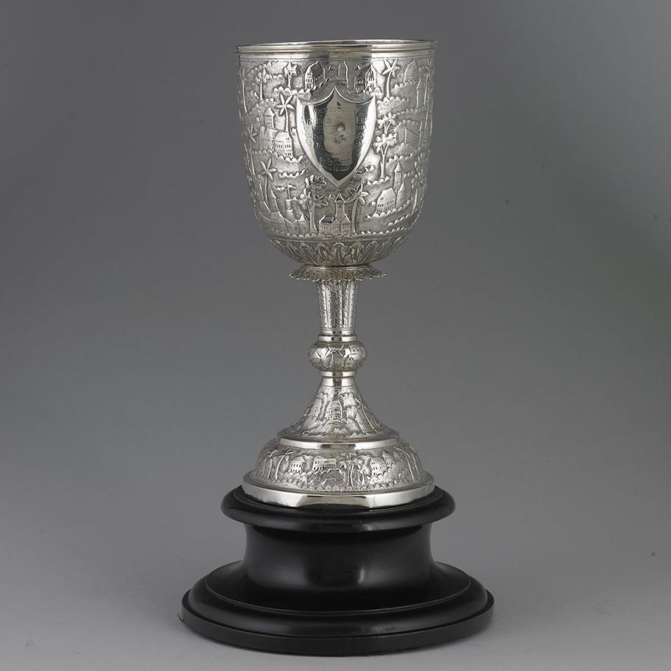 Indian Silver Trophy Cup, c.1910
