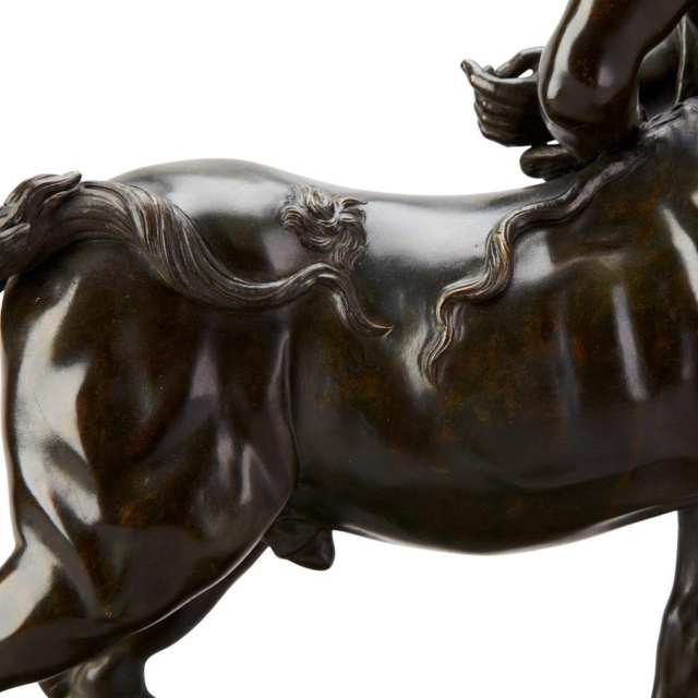 Pair of Italian Bronze Models of the Furietti Centaurs, 19th century