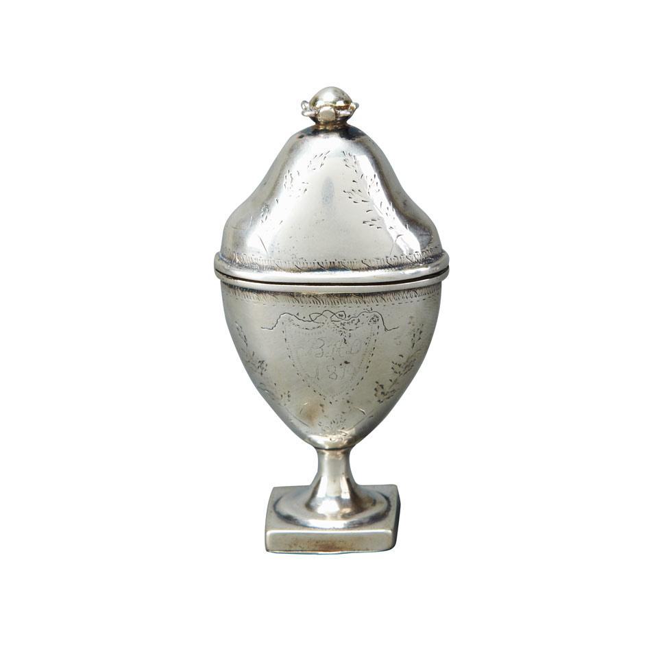 Danish Silver Snuff Box, c.1800