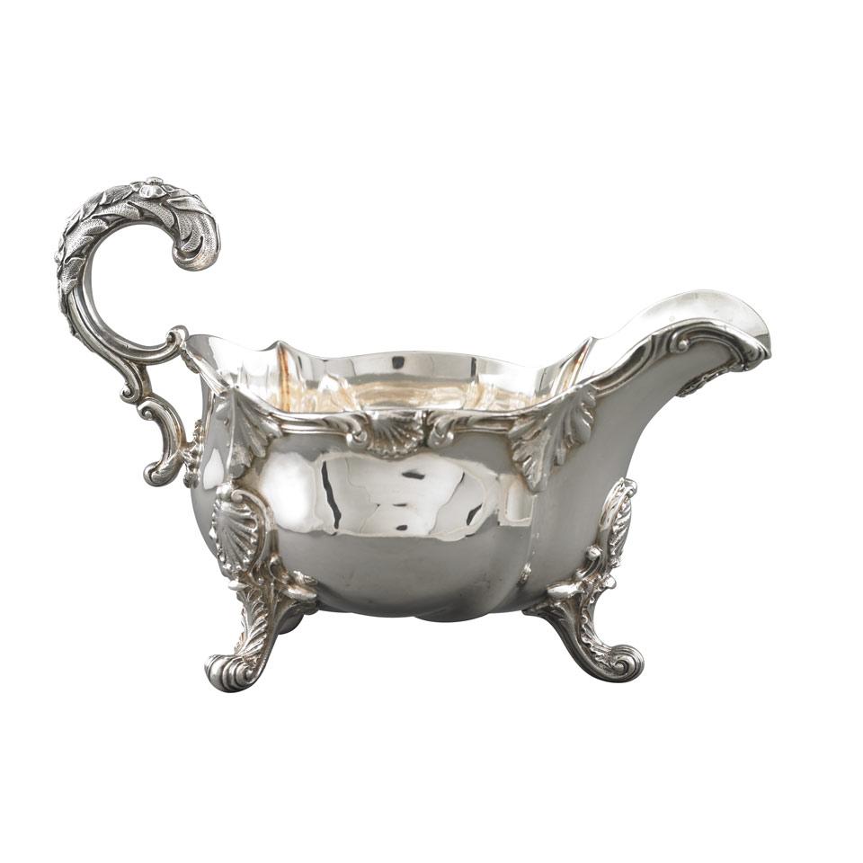 George IV Silver Sauce Boat, London, 1829