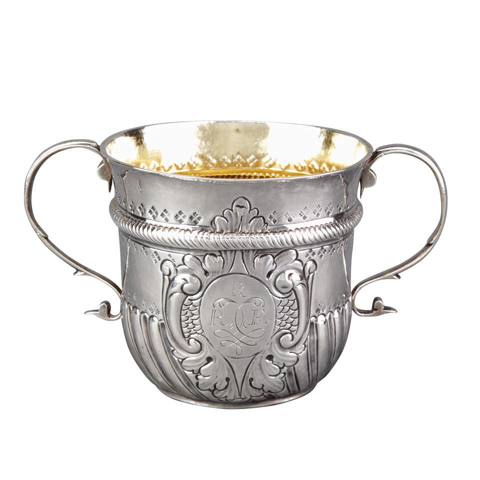 George I Silver Caudle Cup, London, 1716
