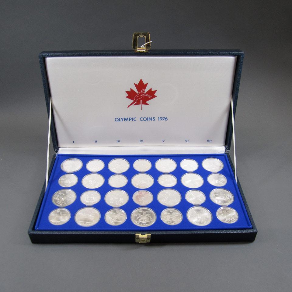 Set Of 28 1976 Montreal Olympic Coins