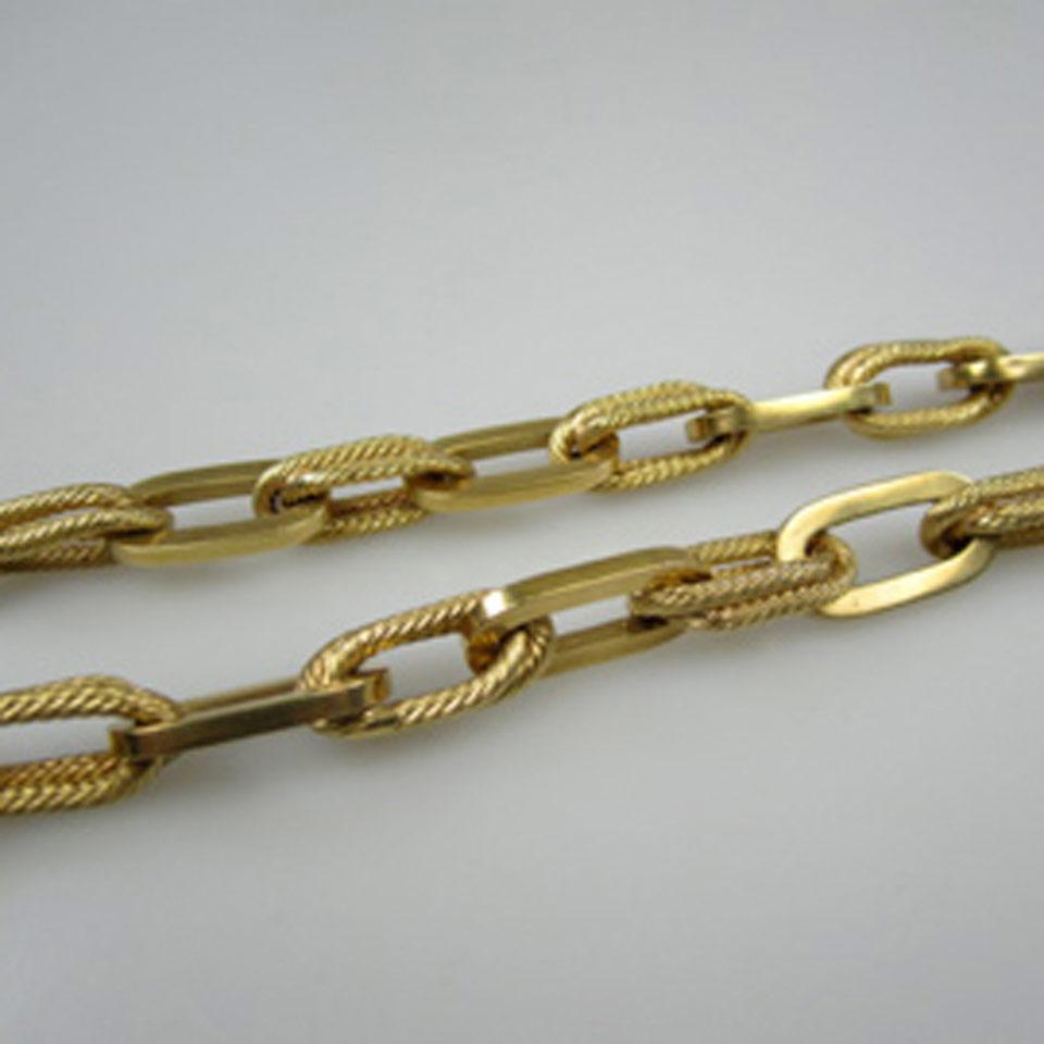 2 Italian 18k Yellow Gold Bracelets