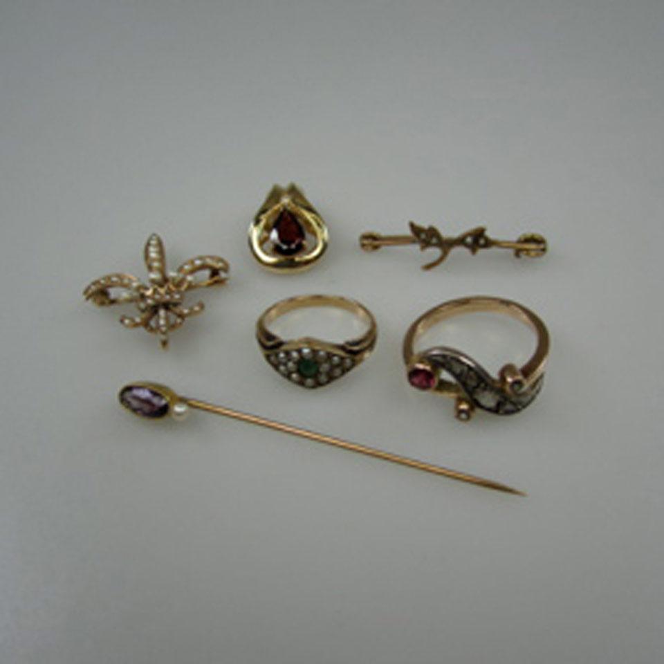 6 Items Of Gold Jewellery