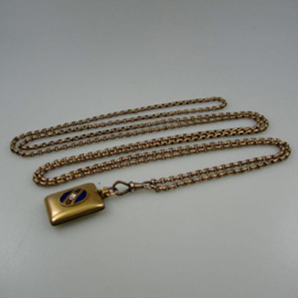 9k Rose Gold Watch Chain
