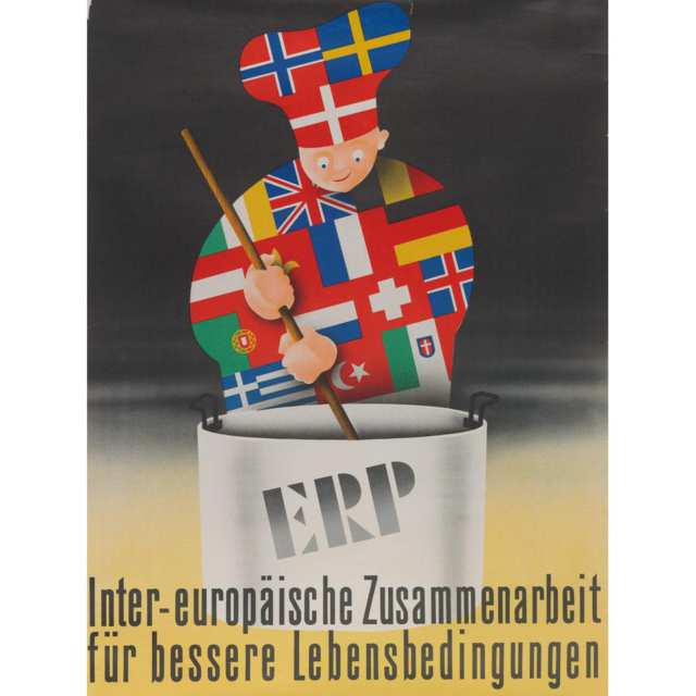 25 Posters for the Marshall Plan Project (From The Intra-European Cooperation for the Better Standard of Living Poster Contest, Fall 1950)