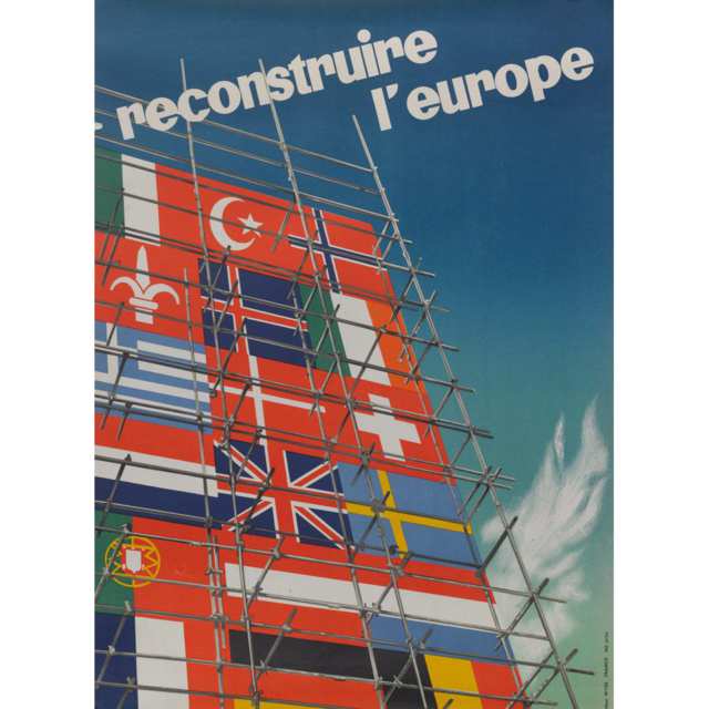 25 Posters for the Marshall Plan Project (From The Intra-European Cooperation for the Better Standard of Living Poster Contest, Fall 1950)