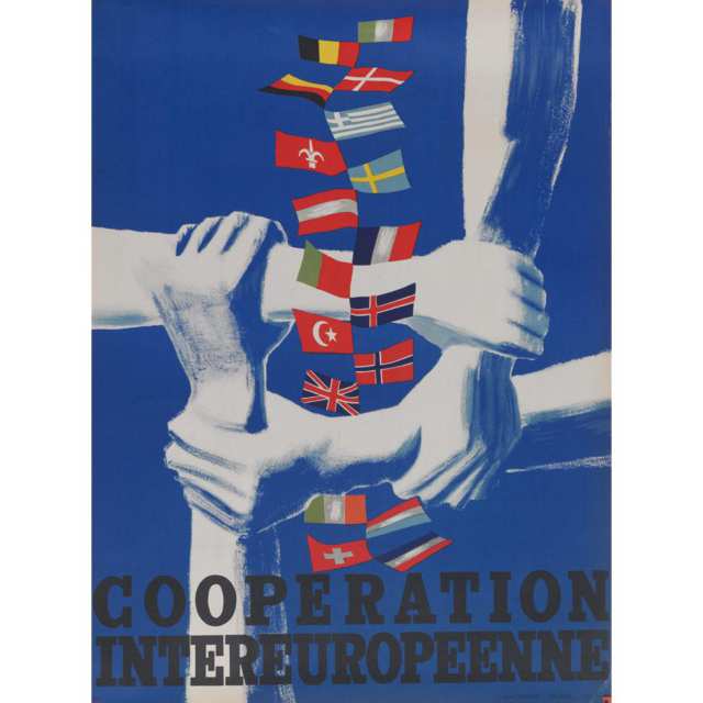 25 Posters for the Marshall Plan Project (From The Intra-European Cooperation for the Better Standard of Living Poster Contest, Fall 1950)