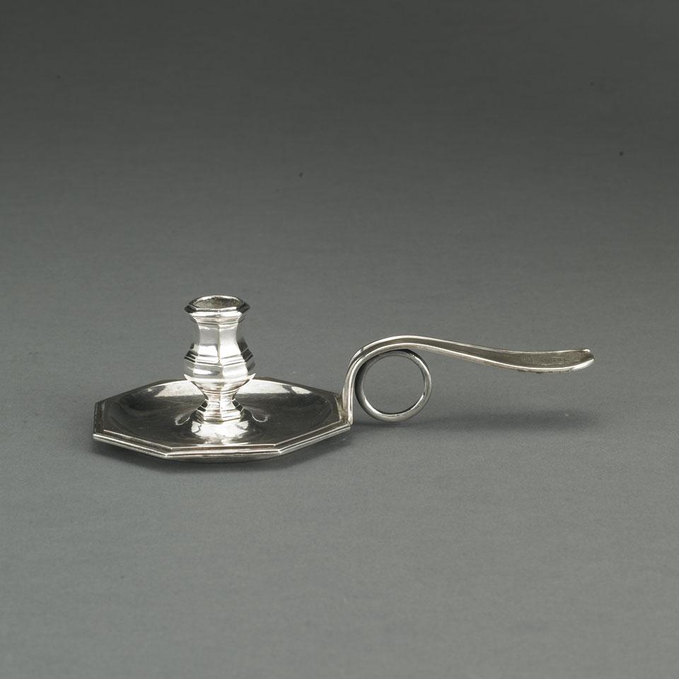 Italian Silver Chamberstick, Rome, mid-18th century