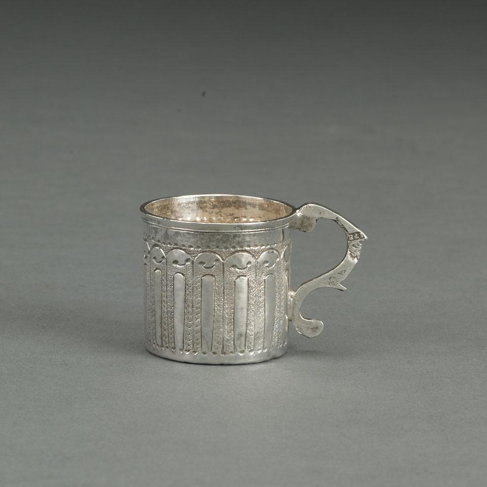Russian Silver Small Mug, Moscow, 1783