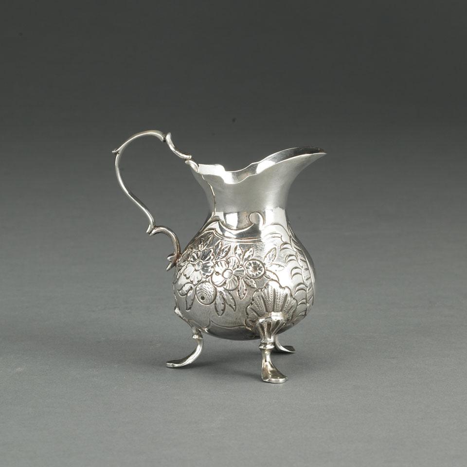 Portuguese Silver Cream Jug, mid-18th century