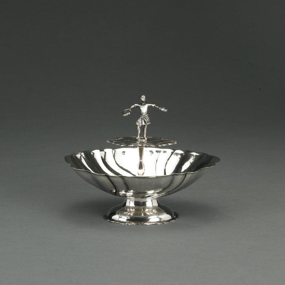 German Silver Sugar Bowl, Augsburg, 1763