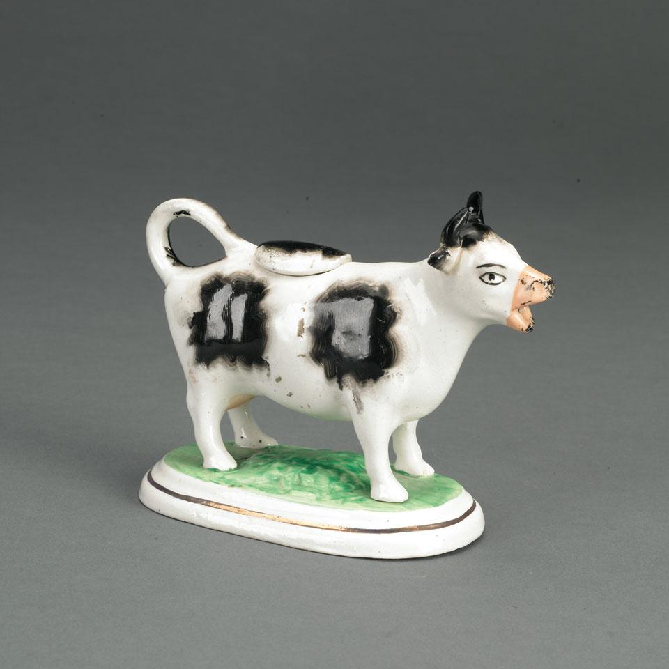 Staffordshire Cow Creamer, 19th century