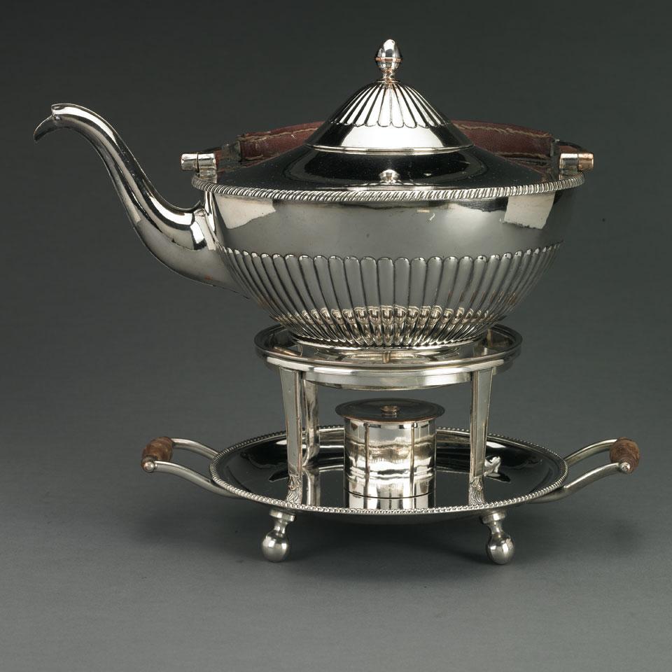 Sheffield Plated Kettle on Lampstand, c.1820
