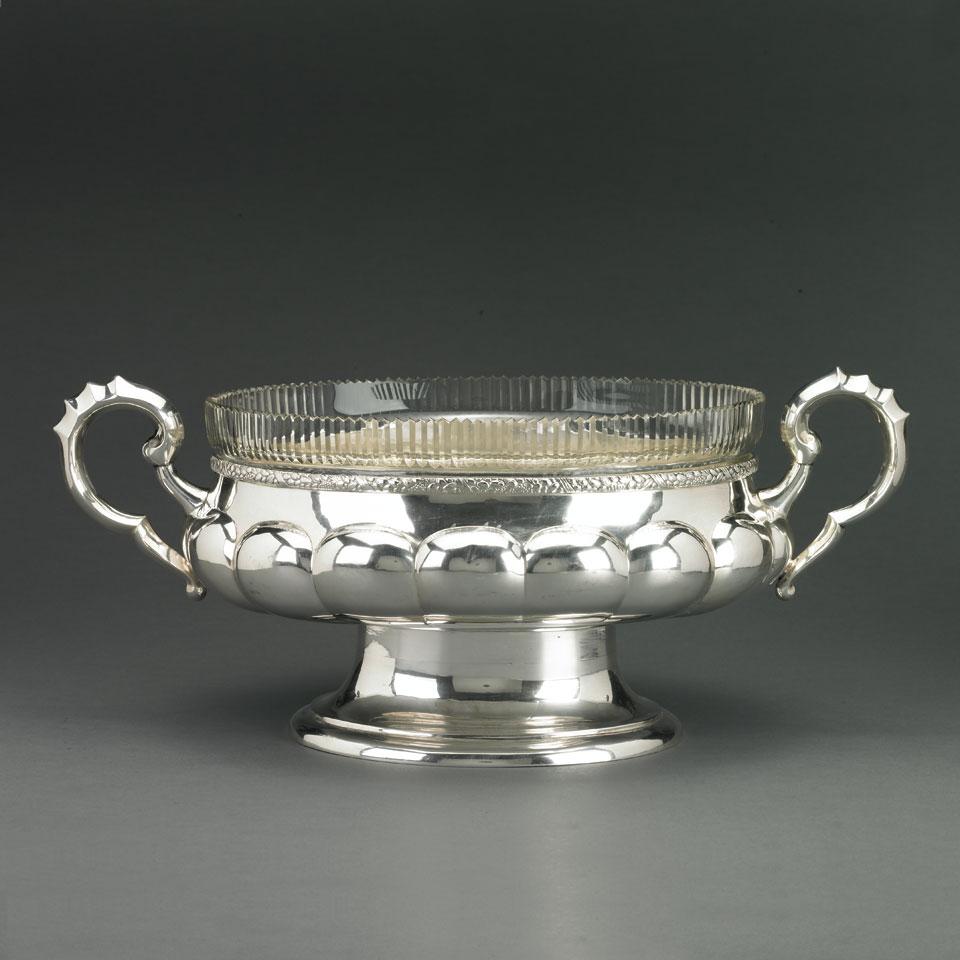 Austro-Hungarian Silver and Cut Glass Centrepiece, c.1900