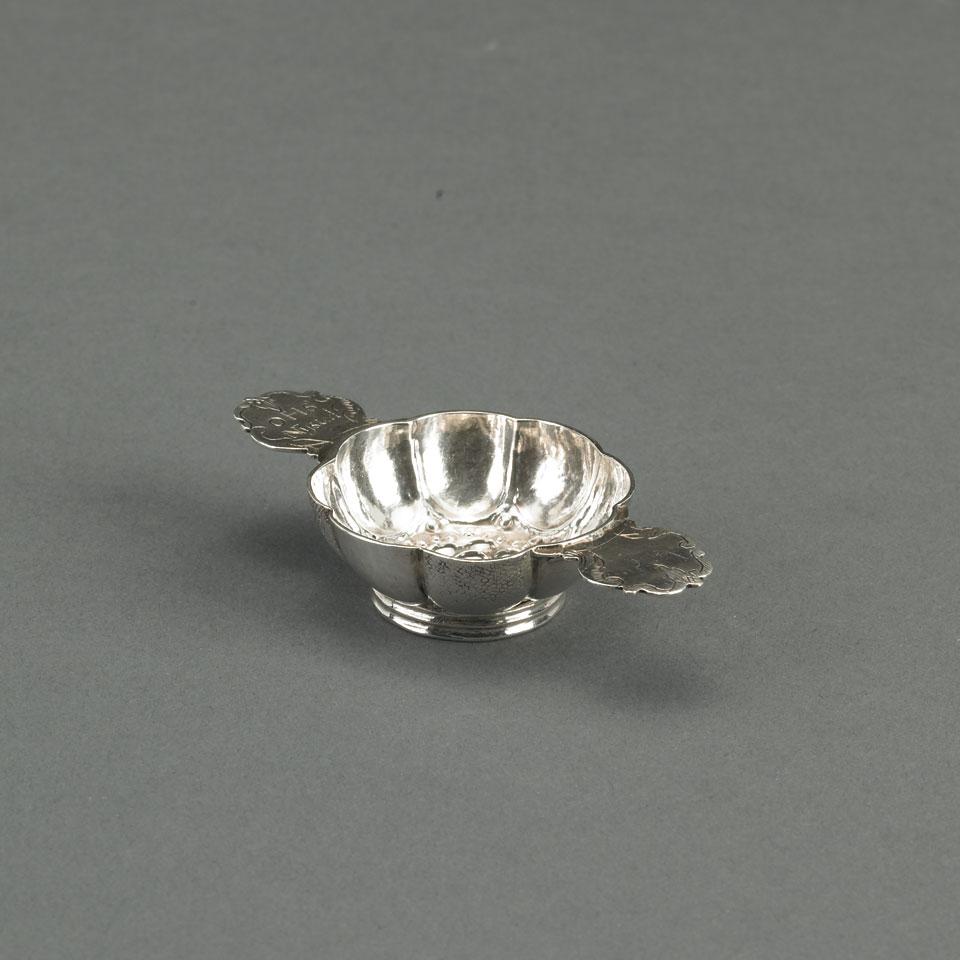 Dutch Silver Miniature Brandy Bowl, mid-18th century